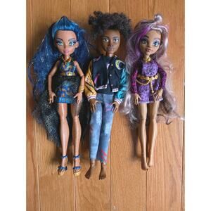 Monster High Cleo, Clawd, And Clawdeen Set Of 3 Dolls
